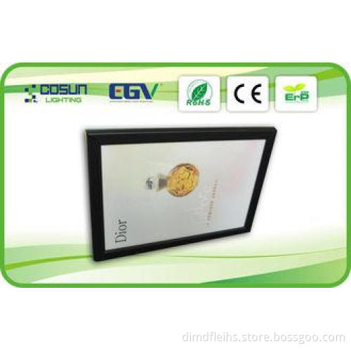 Advertising Decorative Snap Frame Light Box , 40mm Aluminiu